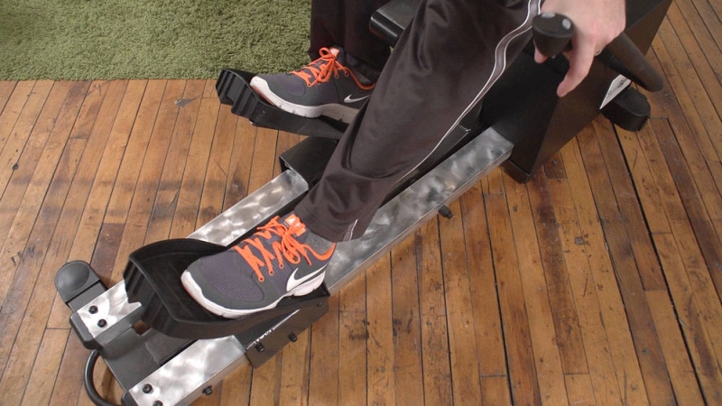 Pedals and handles act as the game input controllers