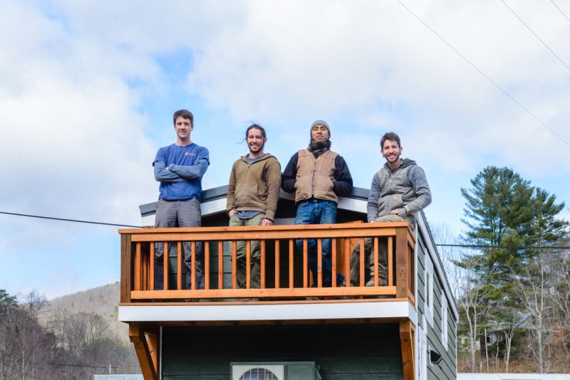 Featured stained balcony maintains style