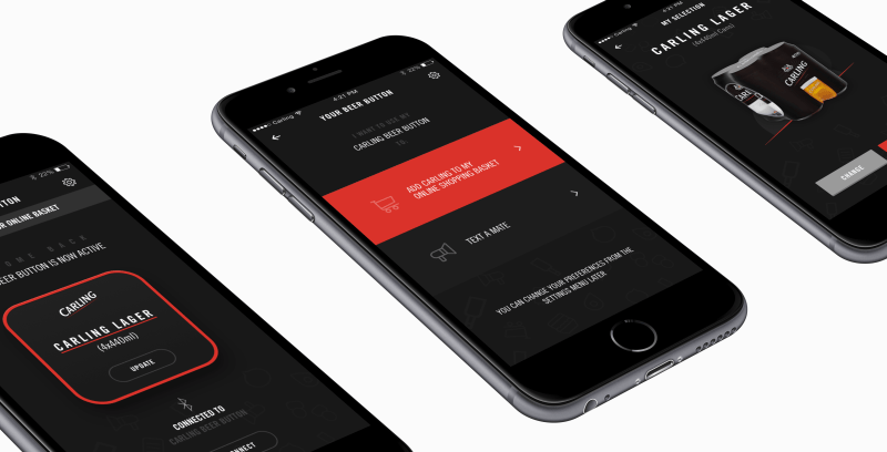 Links the companion mobile app to the shopping cart