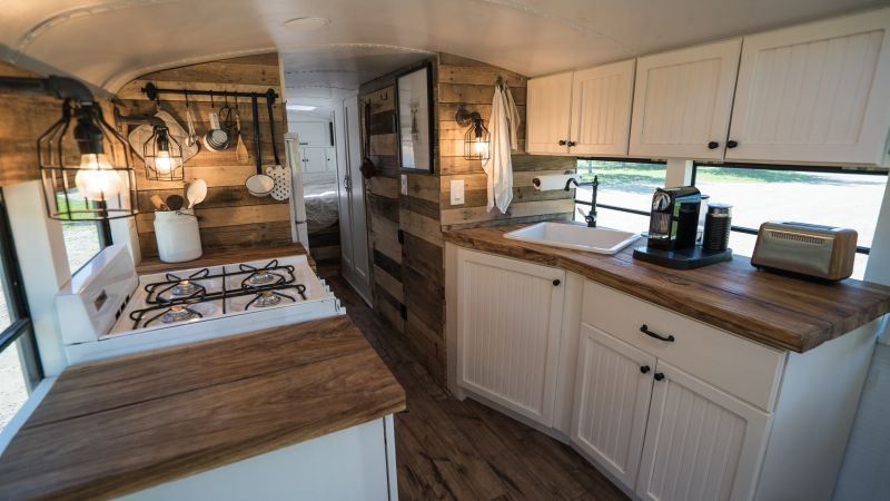 Elegant cabinetry with modern appliances to cook your favorite food any time