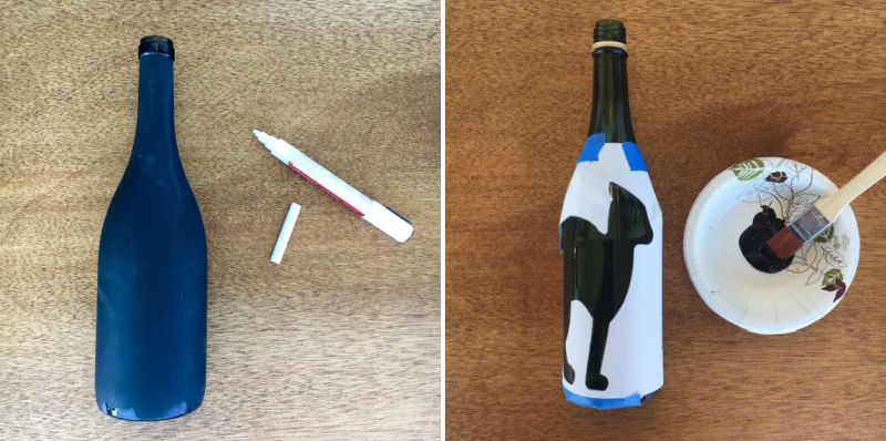 Halloween Wine Bottles