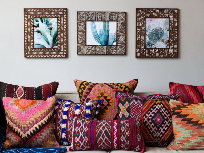 Inspired from African mudcloth tradition