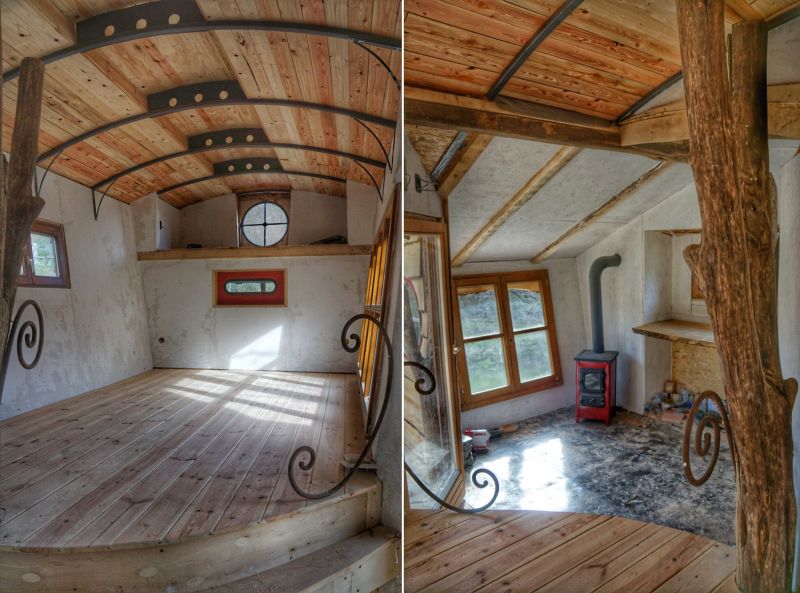 Enough space inside for guests to sit and chat