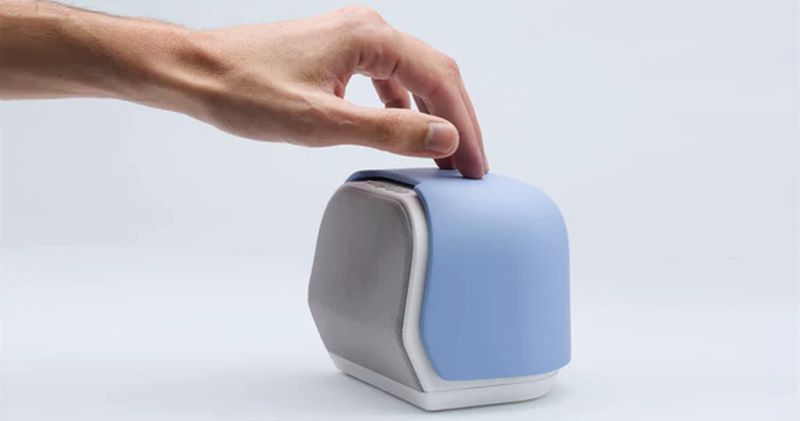 Double tap its top to initiate actions