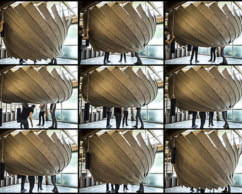 A transformable cocoon-like structure