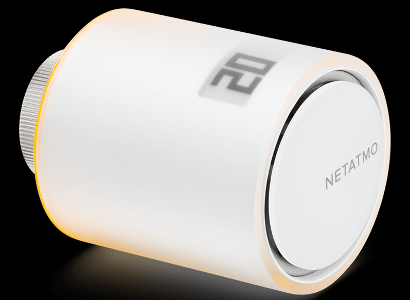 White cylindrical shape with four interchangeable strips
