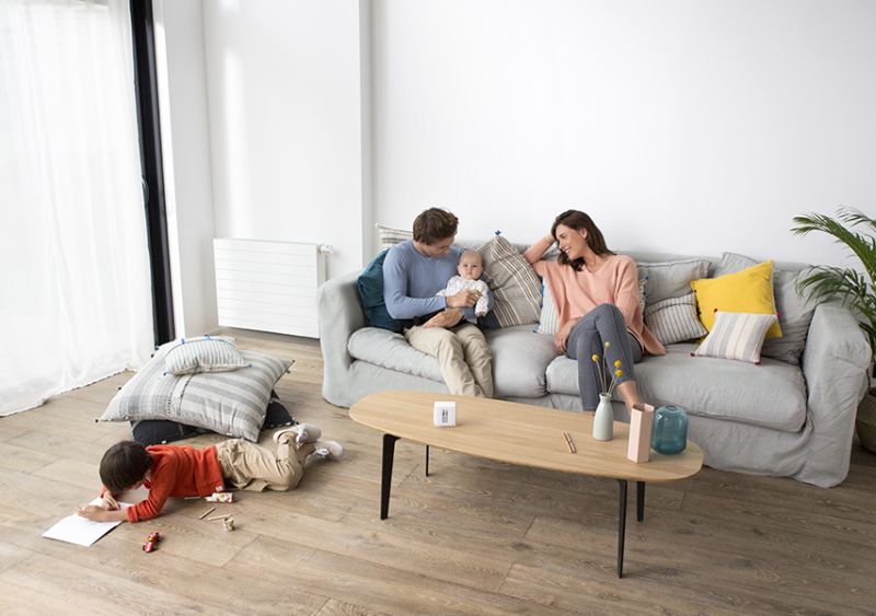 Save up to 37 percent of energy to heat up your rooms