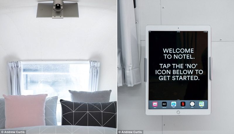 Security cams and iPad included in the trailer