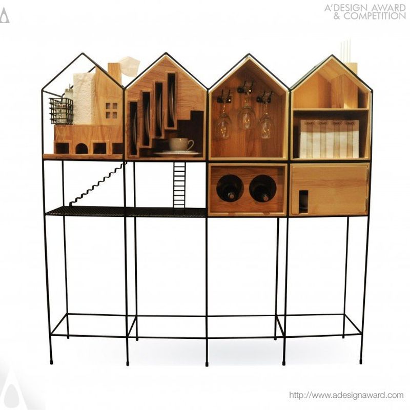 Creative cupboard design by Partly Cloudy