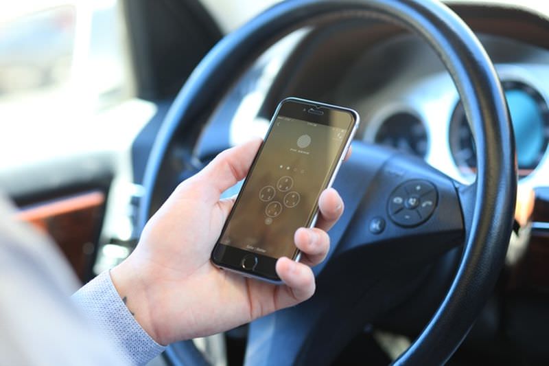 Unlock door with smartphone