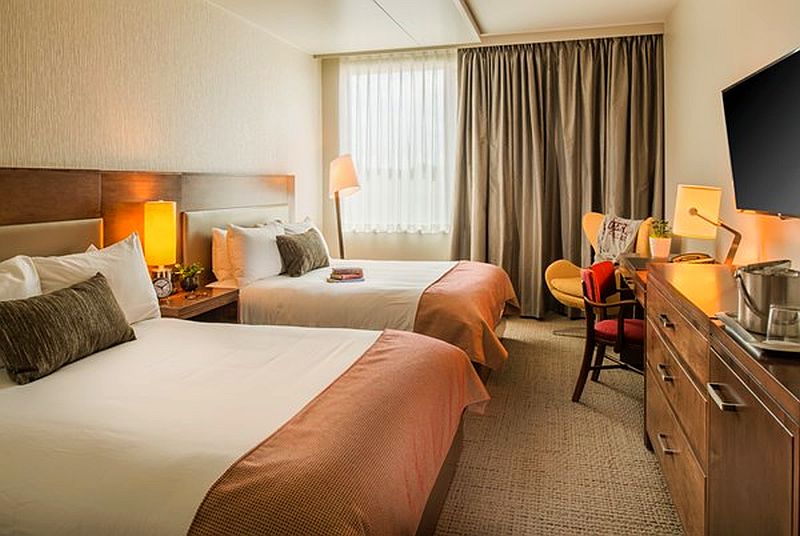 Two queen size beds in regular rooms