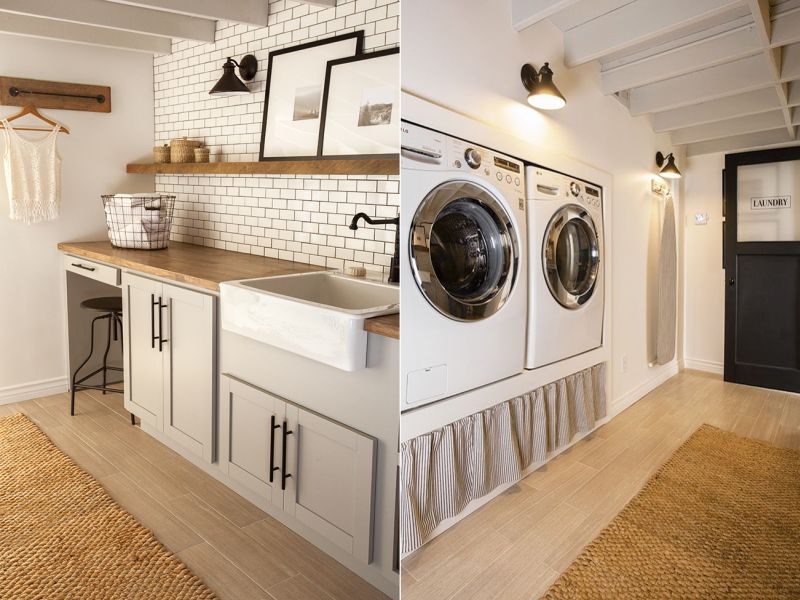 Designed in farmhouse-style