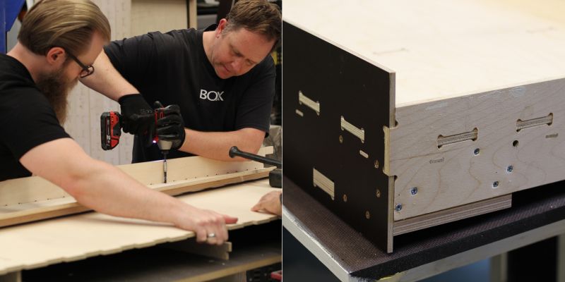Creating panels for the flat pack home