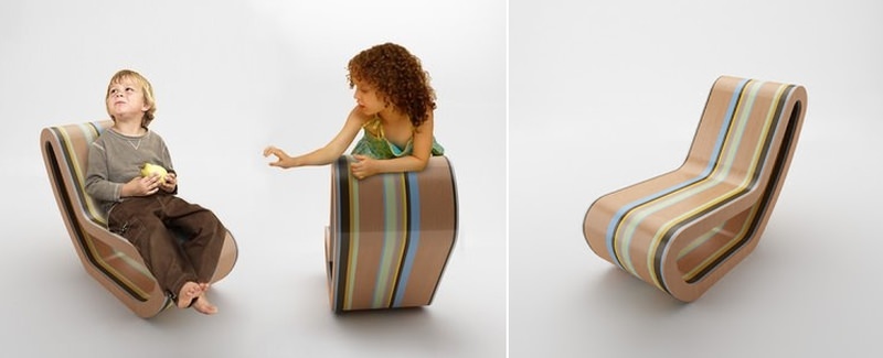 cardboard rocking horse