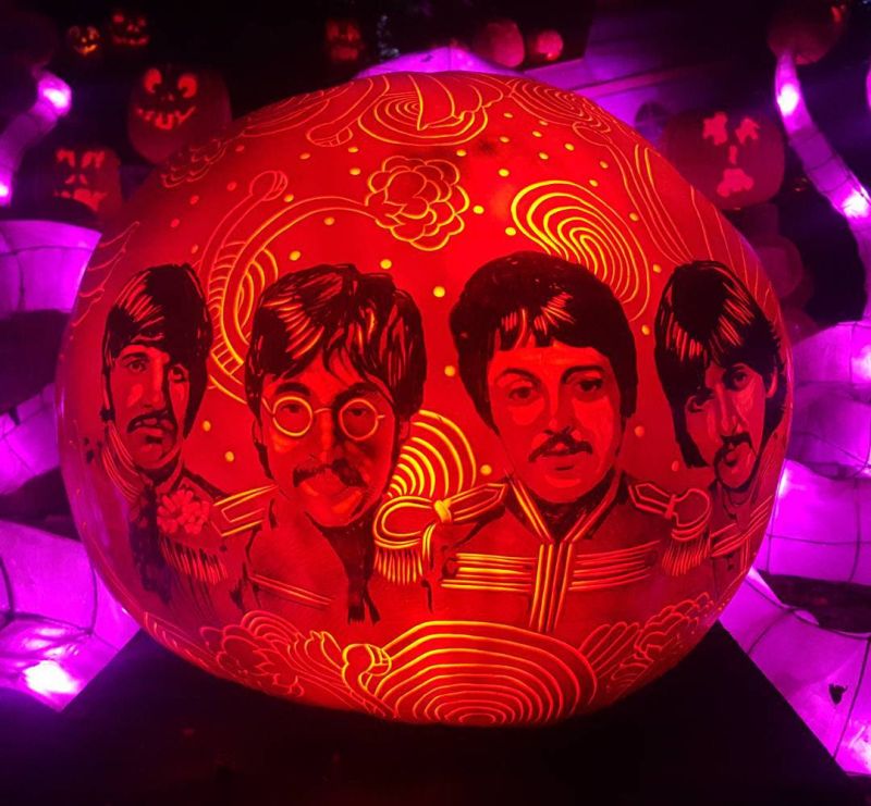 Beatles pumpkin