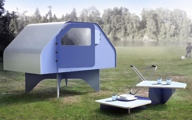 Perfect shelter in a glamping tour