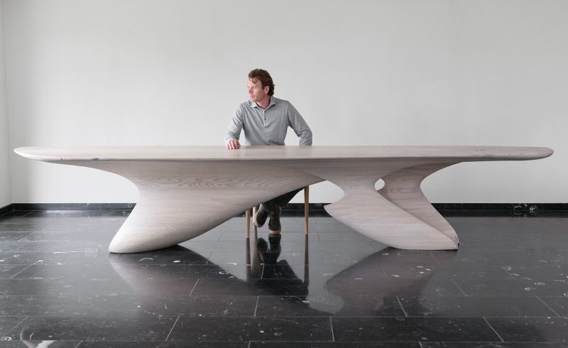 Erosion V Dining Table Blurs The Line Between Function And Art