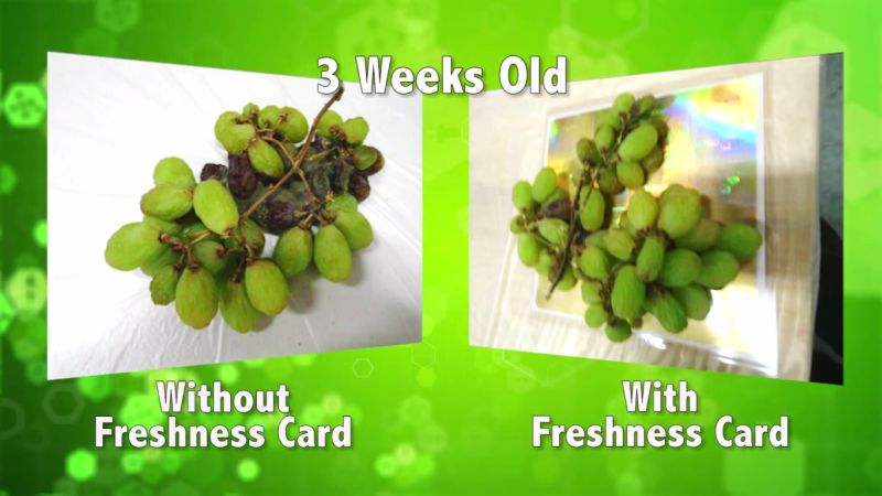 Extends life of vegetables and fruits