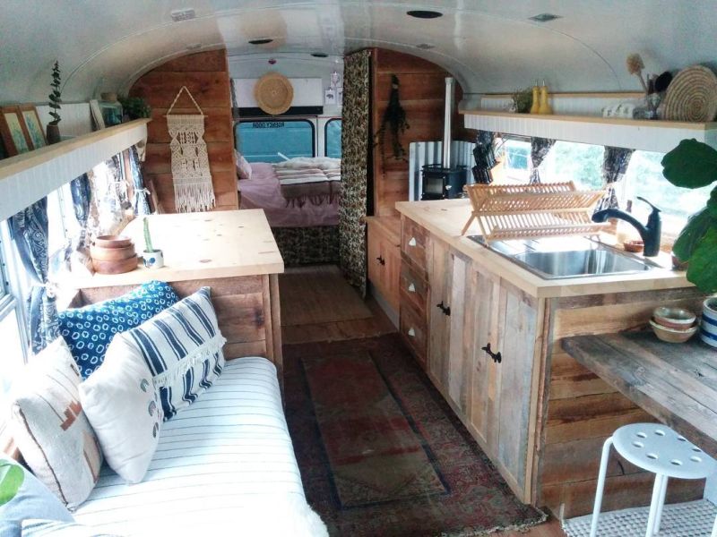10 Best Inspiring School Bus Conversion Ideas,How Wide Is A Queen Size Bed In Inches