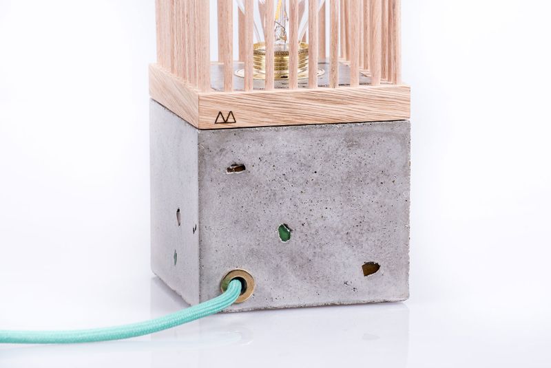 Concrete base keeps it firmly stable