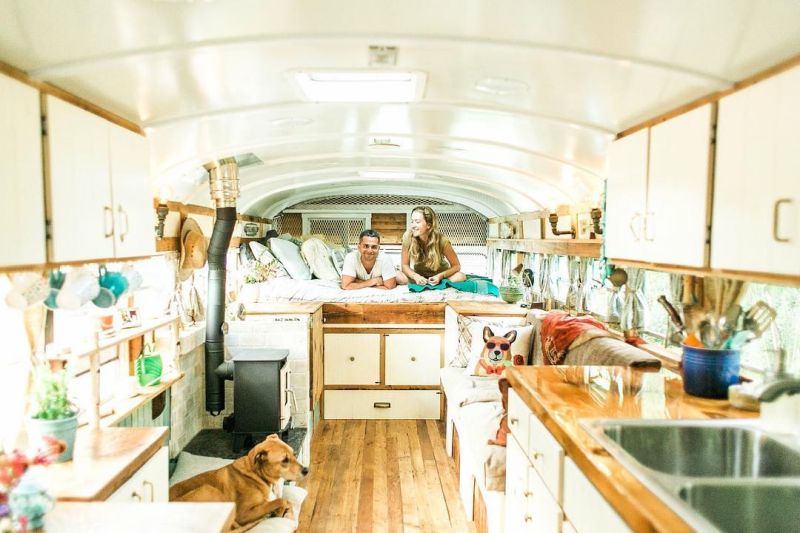 The Wild Drive Life school bus conversion