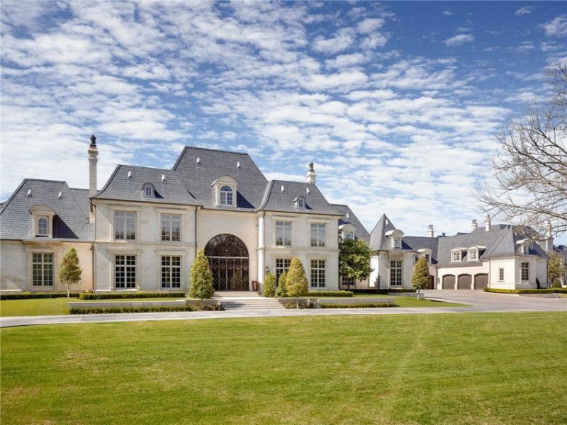 French manor-styled mansion