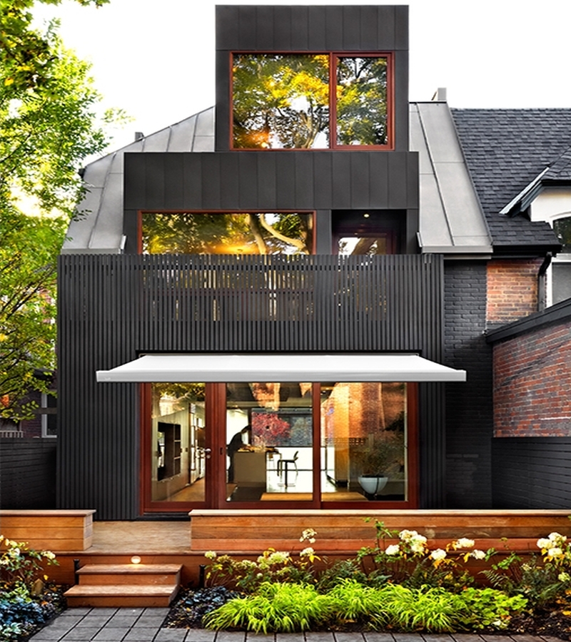 Attractive facade is the one of the main attraction of this modern house