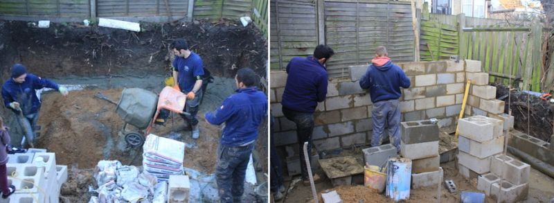 Blockwork in exteriors