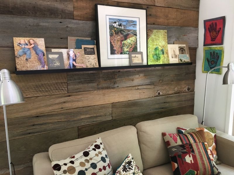 Custom wooden headboard