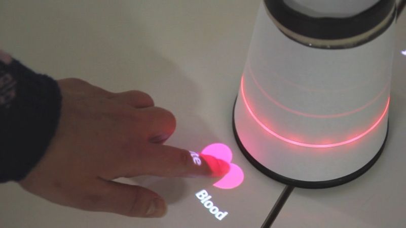 Moodwheel feature for adjusting illumination to match personal style