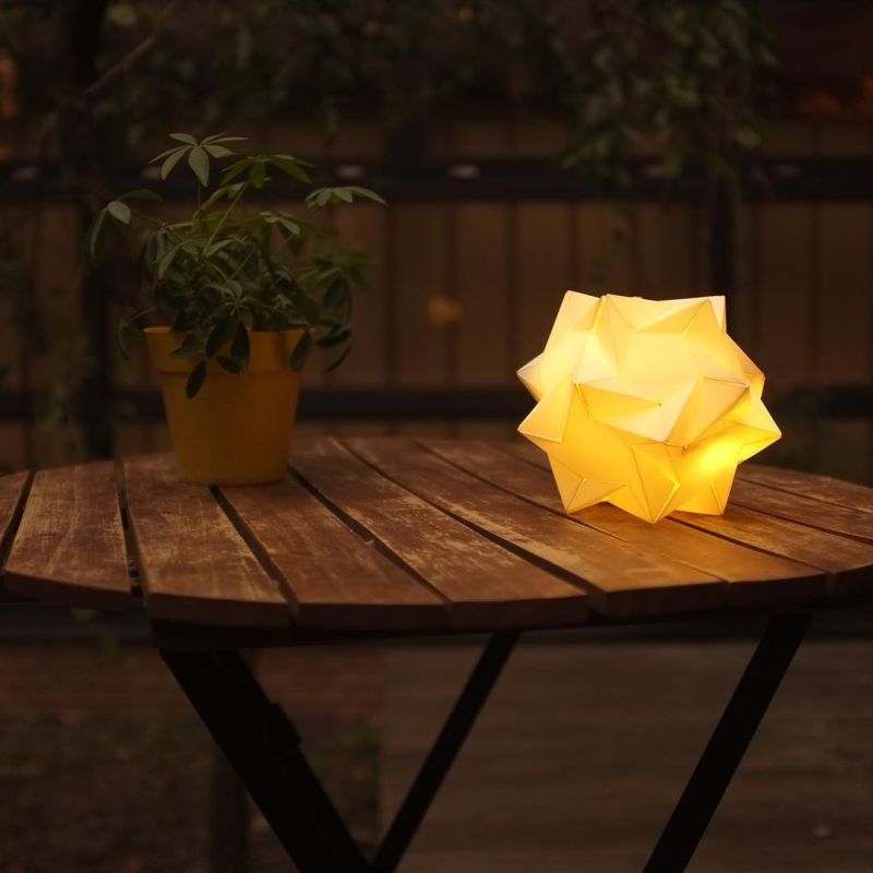 Emits perfect warm glow for romantic evenings
