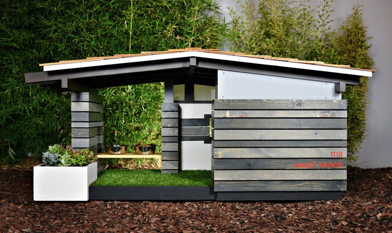picture Backyard Cement Dog House 13 architectural doghouses you ll love