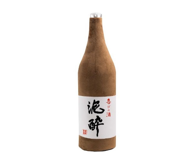 Dark brown and white label mimics like a real Ishobin