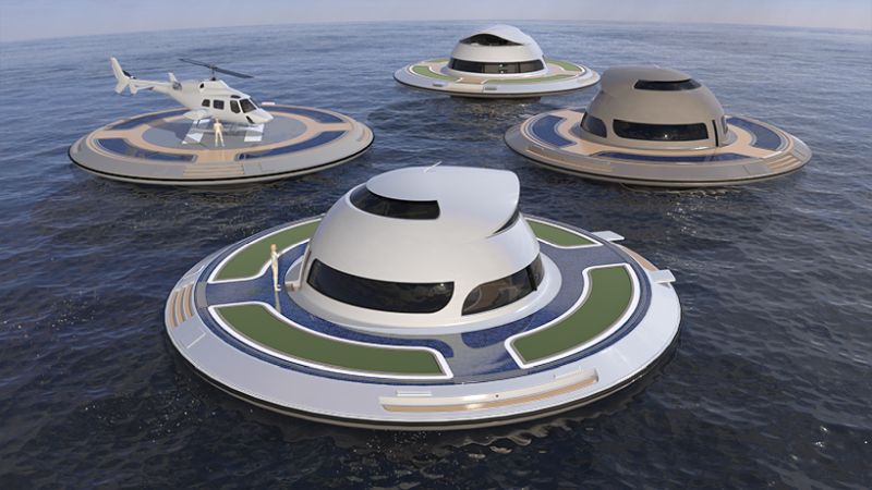 Jet Capsule UFO 2.0 Houseboat