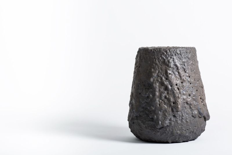 Quitralco has rough textural finishes