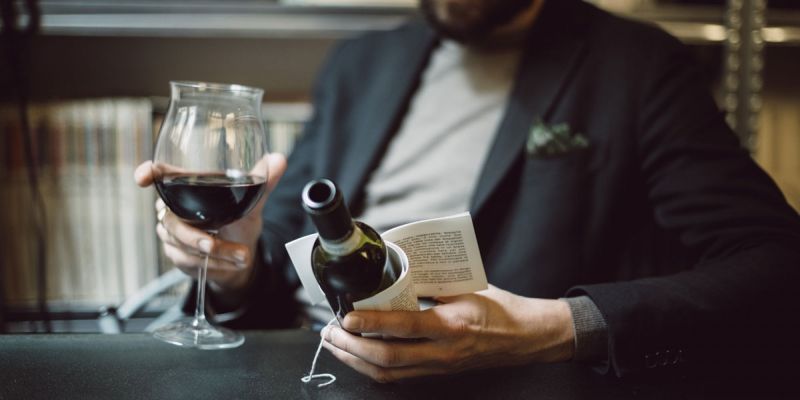 Feel the storybook along with wine bottle