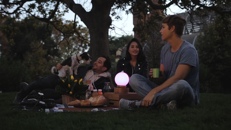 Lightest comes with built-in battery for taking it to anywhere