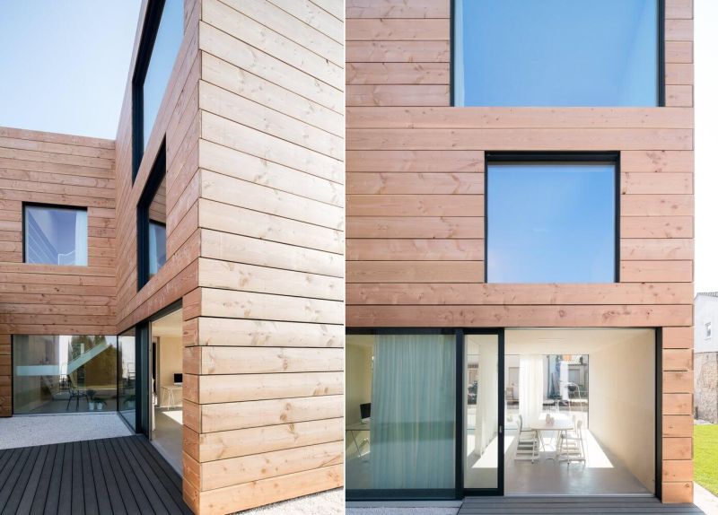 Flexible office design that can be transformed into full residence