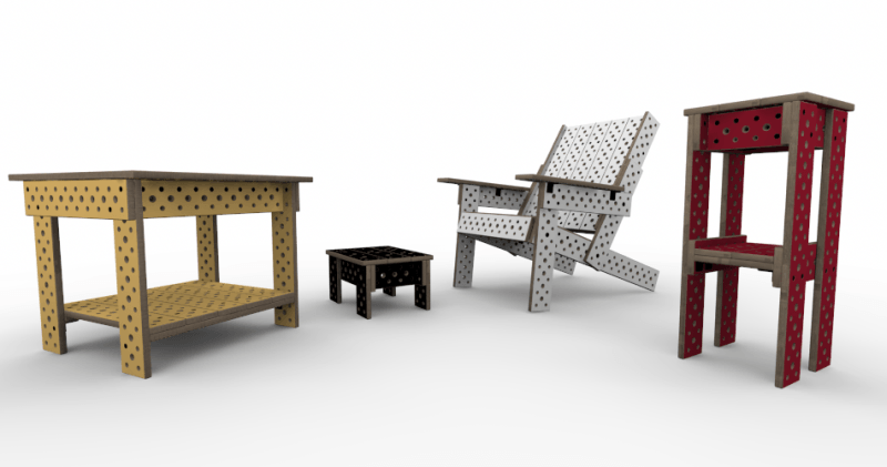 Modular furniture that can be adjusted according to your needs