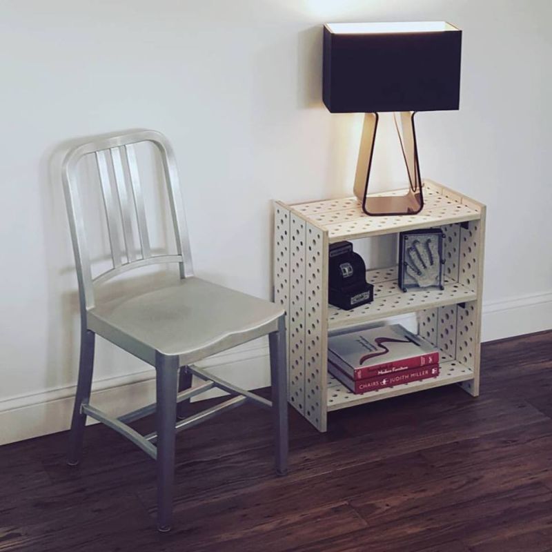 Storage shelf cum side table