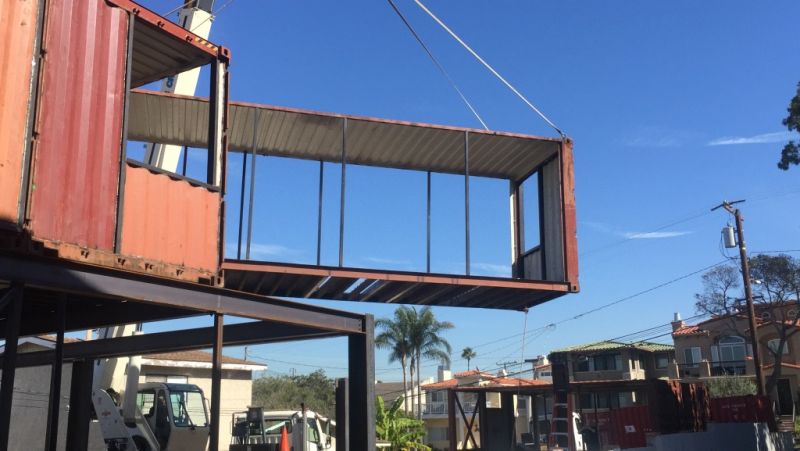 Lucia container home with two accommodation units