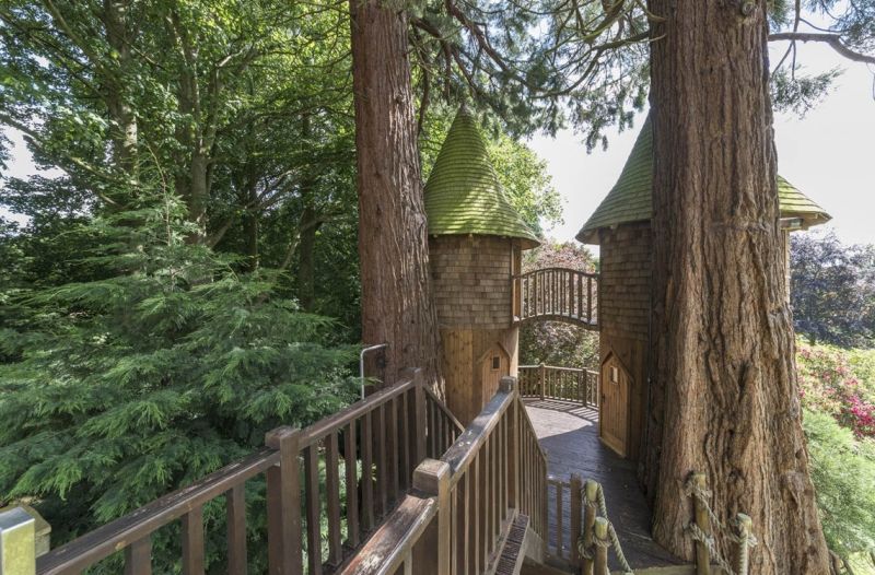 Tiny structure looks like playhouse for kids