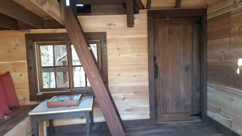 Cedar wood interiors