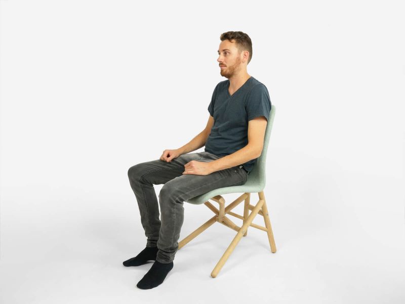 Wooden seat can be upholstered with many types of textile fabrics