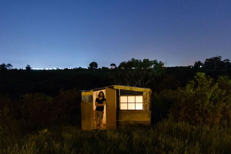 House made of recycled materials