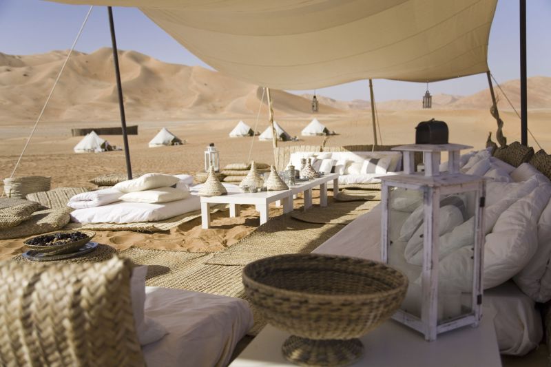 Camp stylishly in Moroccan desert