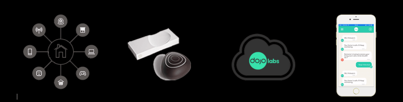 Pebble-shaped smart home security system