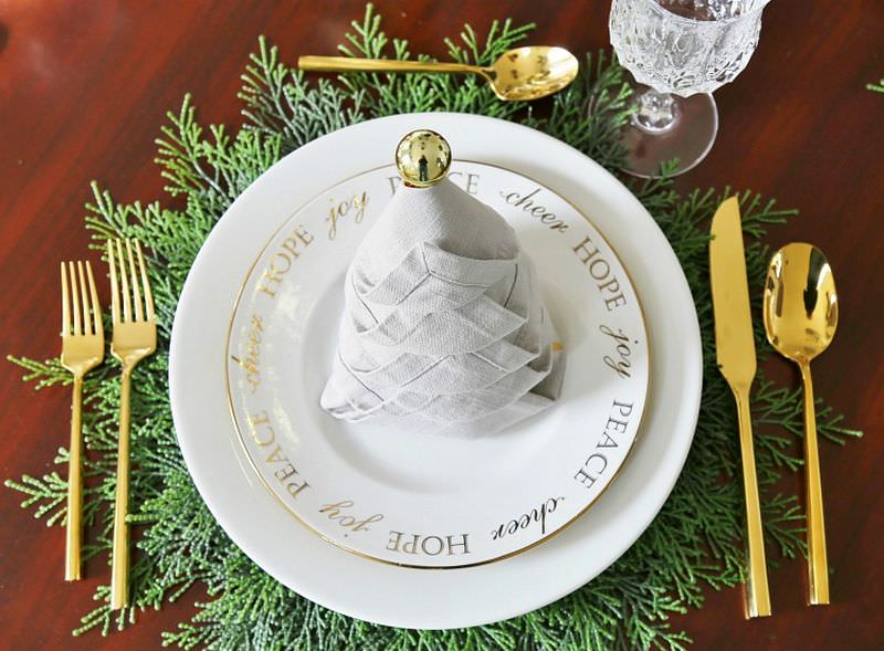 Diy Napkin Christmas Tree Even Your Kids Can Make It In A Jiffy