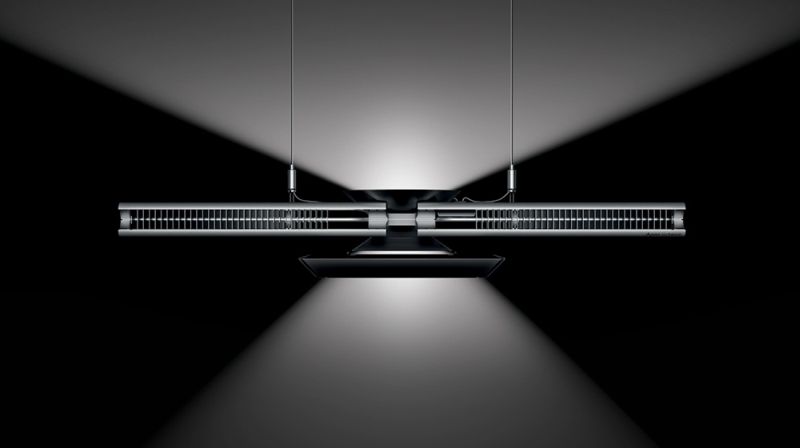 Dyson Cu-Beam Duo reflecting light on both sides