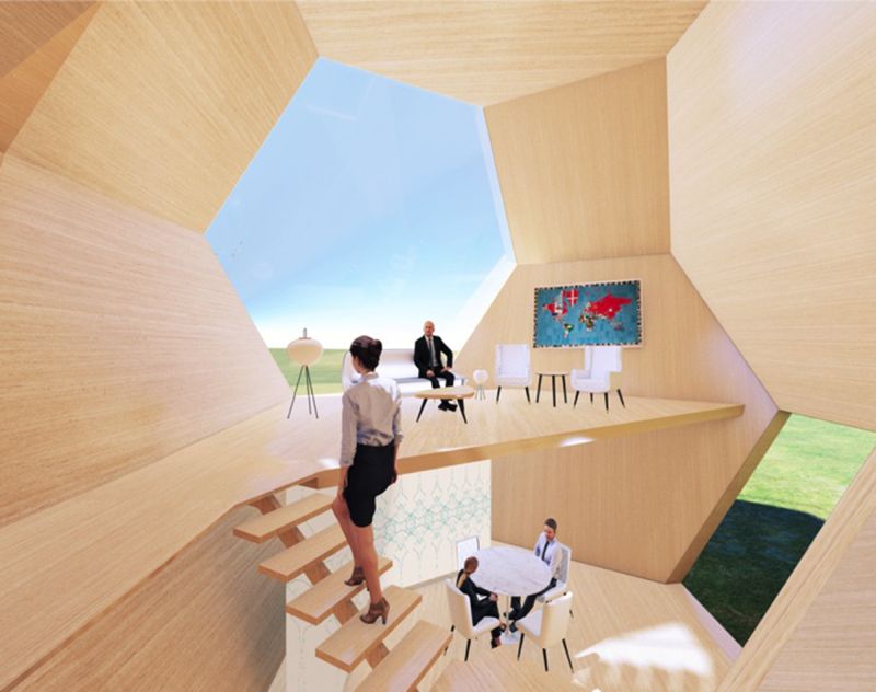 Wooden interiors